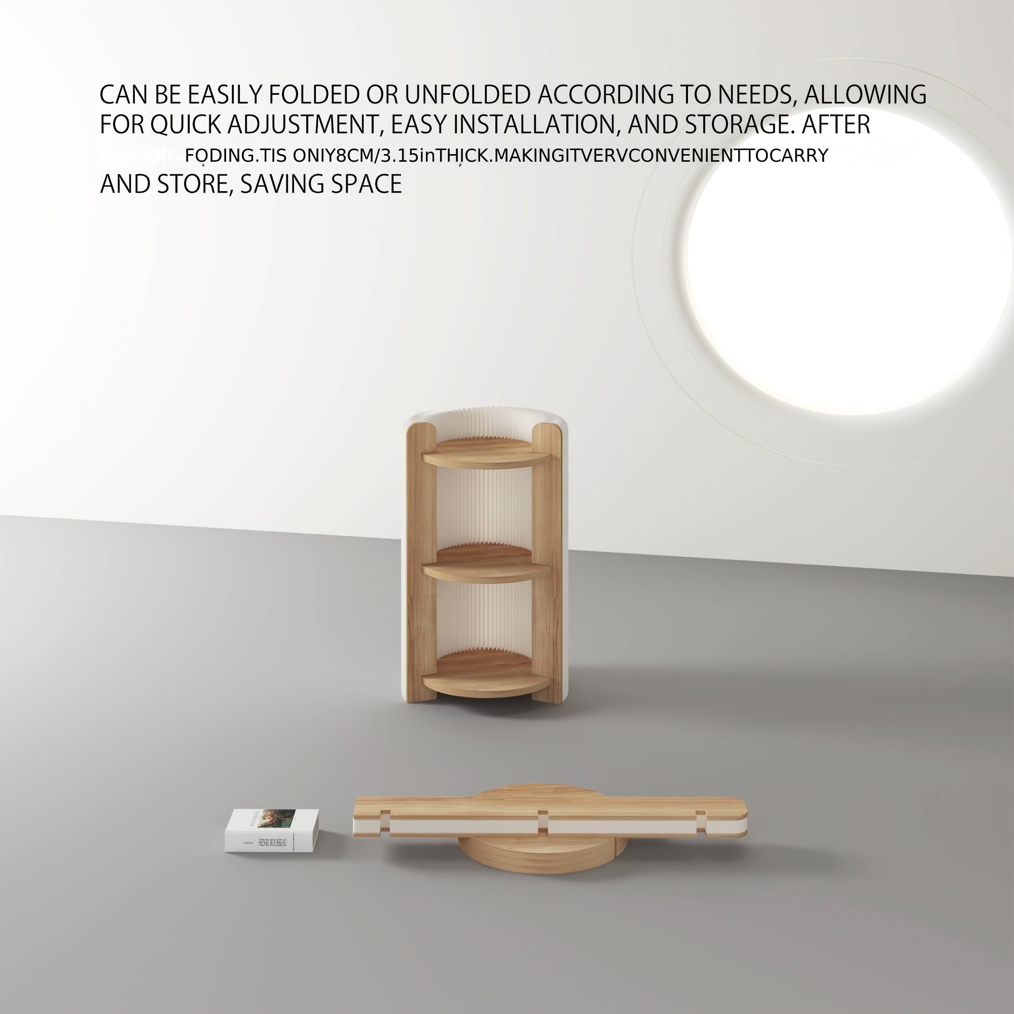 High-Strength Foldable Kraft Paper Table for Easy to Set Up with Desktop, Foldable for Easy Storage. Ideal for Camping, Outdoor Gatherings, Temporary Workbench And Home Use